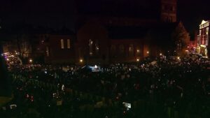 Thousands protest against Latvia’s potential withdrawal from Istanbul Convention