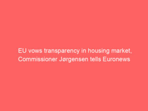 EU vows transparency in housing market, Commissioner Jørgensen tells Euronews